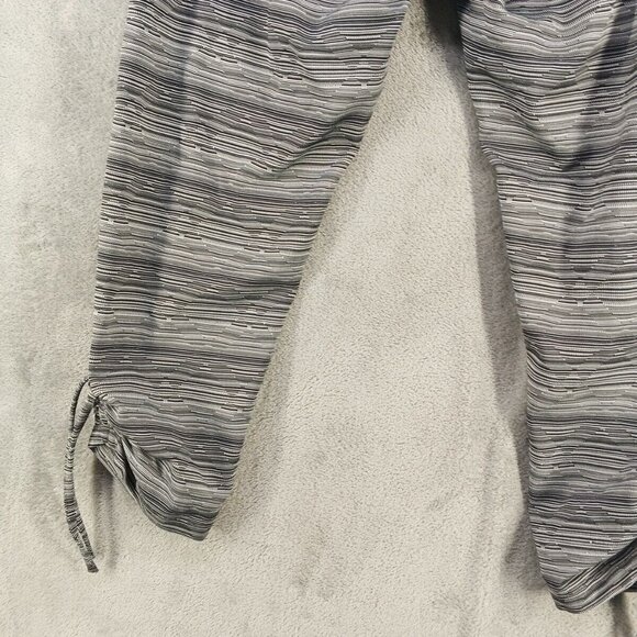 BROOKS Capri Legging M(8-10)Activewear Gray Pull on Spandex Casual Drawstring - Picture 10 of 11